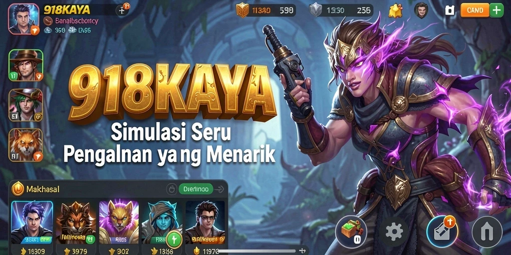 Screenshot gameplay 918KAYA menampilkan simulasi interaktif yang seru.