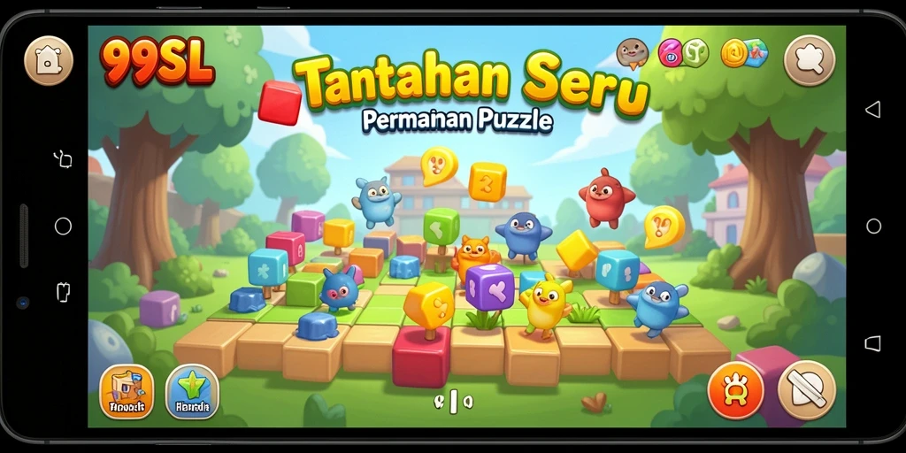 Screenshot gameplay 99SL menunjukkan tantangan Puzzle yang menarik.