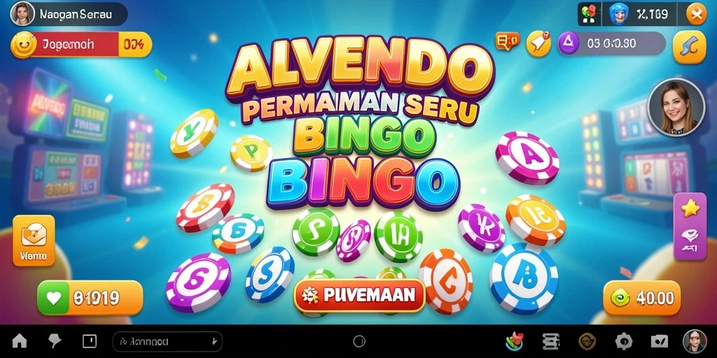 Tampilan gameplay Bingo yang seru dan interaktif di ALVENDO.