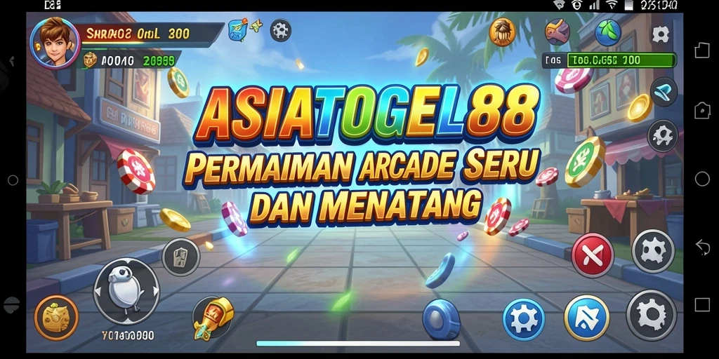 Tampilan gameplay ASIATOGEL88 yang penuh warna dan dinamis.