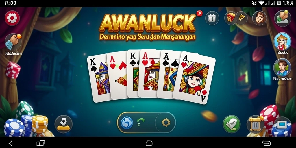 Tampilan gameplay <strong>AWANLUCK</strong> yang menarik dan interaktif.