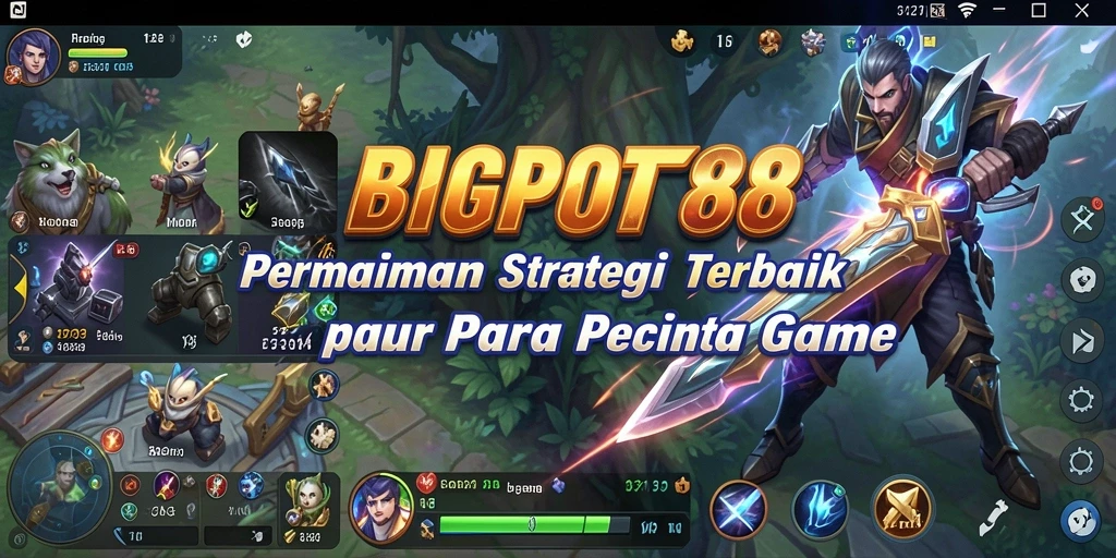 Tangkapan layar utama BIGPOT88 menampilkan pertarungan strategis yang mendebarkan.