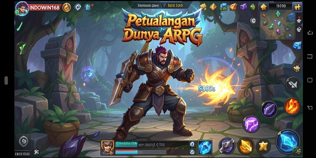 Gameplay INDOWIN168 yang mendebarkan dalam dunia ARPG yang luas.