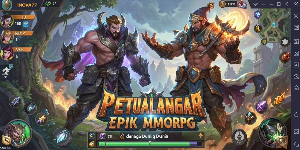 Gameplay epik di dunia fantasi INOVA77.