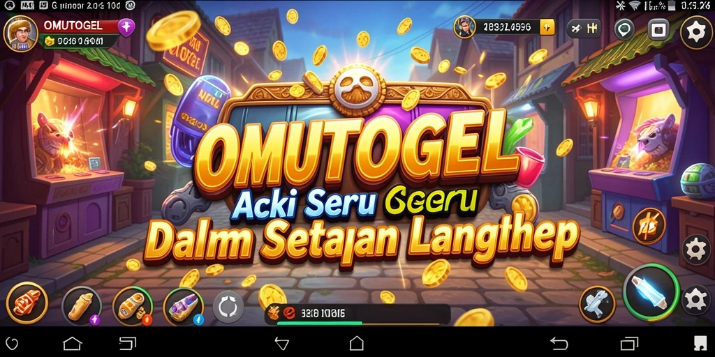 Tampilan gameplay OMUTOGEL yang penuh aksi dan tantangan.