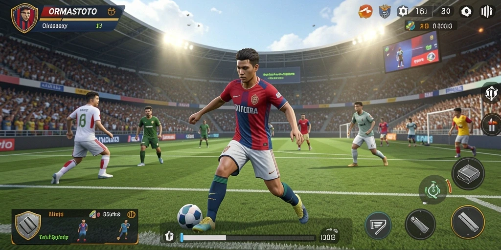Tampilan gameplay menarik dari ORMASTOTO dengan aksi olahraga yang mendebarkan.