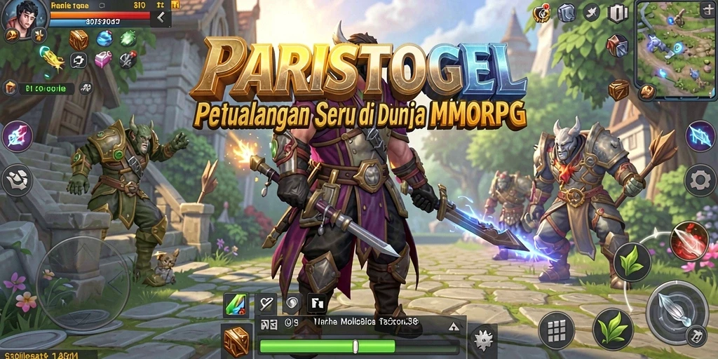 Tampilan gameplay PARISTOGEL dengan aksi seru di dunia MMORPG.