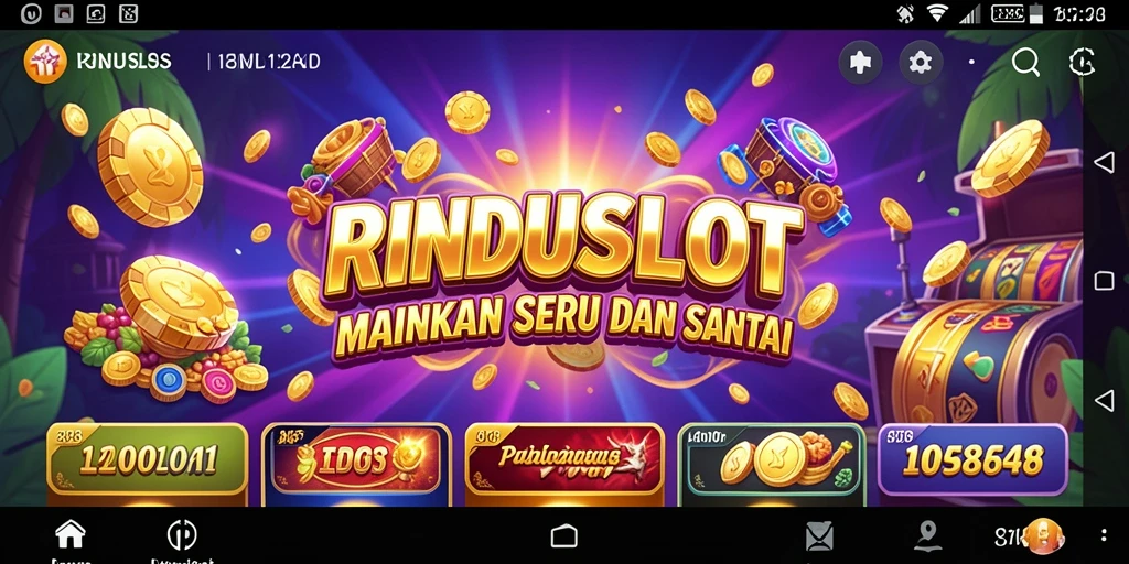 Tampilan menarik dari gameplay RINDUSLOT yang menyenangkan.