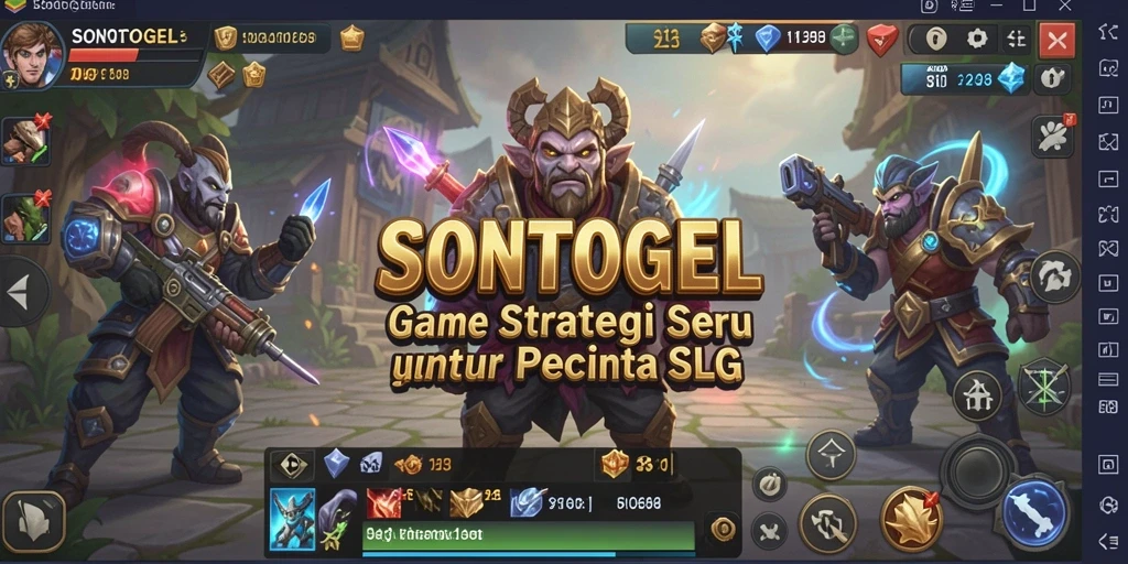 Tampilan gameplay seru dari SONTOGEL yang menantang.
