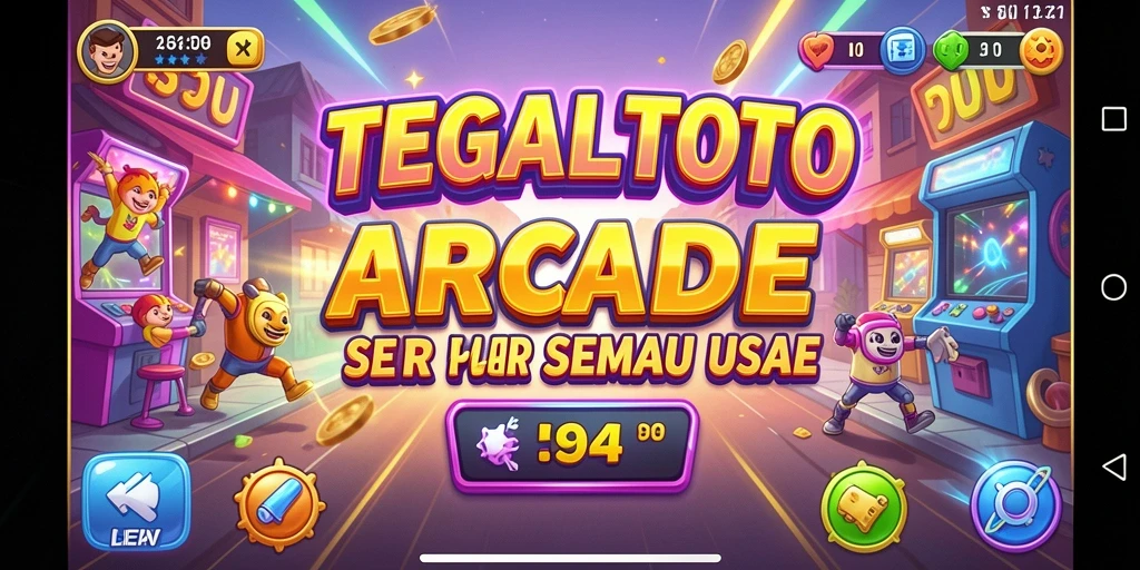 Tampilan seru gameplay TEGALTOTO di layar smartphone.