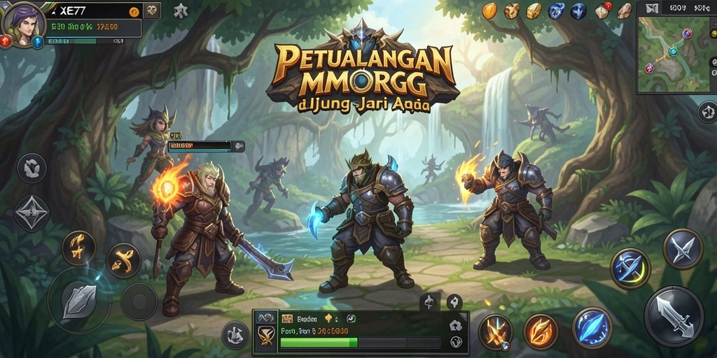 Tampilan gameplay <strong>XE77</strong> dengan grafis yang fantastis dan aksi seru.
