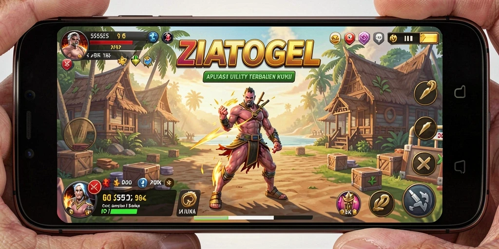Tampilan aplikasi ZIATOGEL yang informatif dan intuitif.